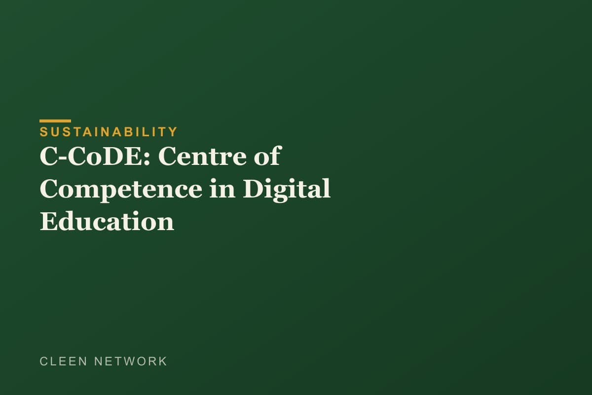 C-CoDE: Centre of Competence in Digital Education
