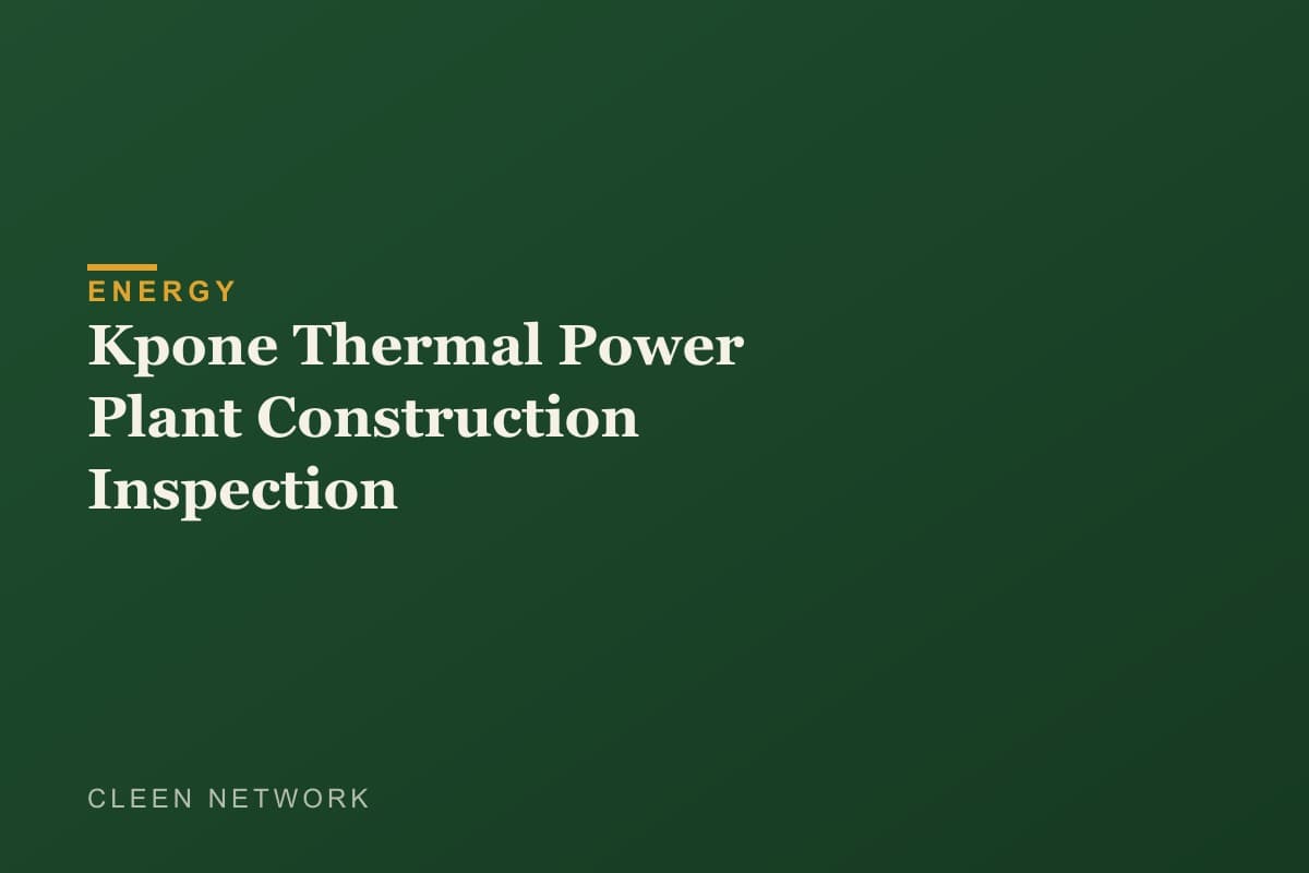 Kpone Thermal Power Plant Construction Inspection