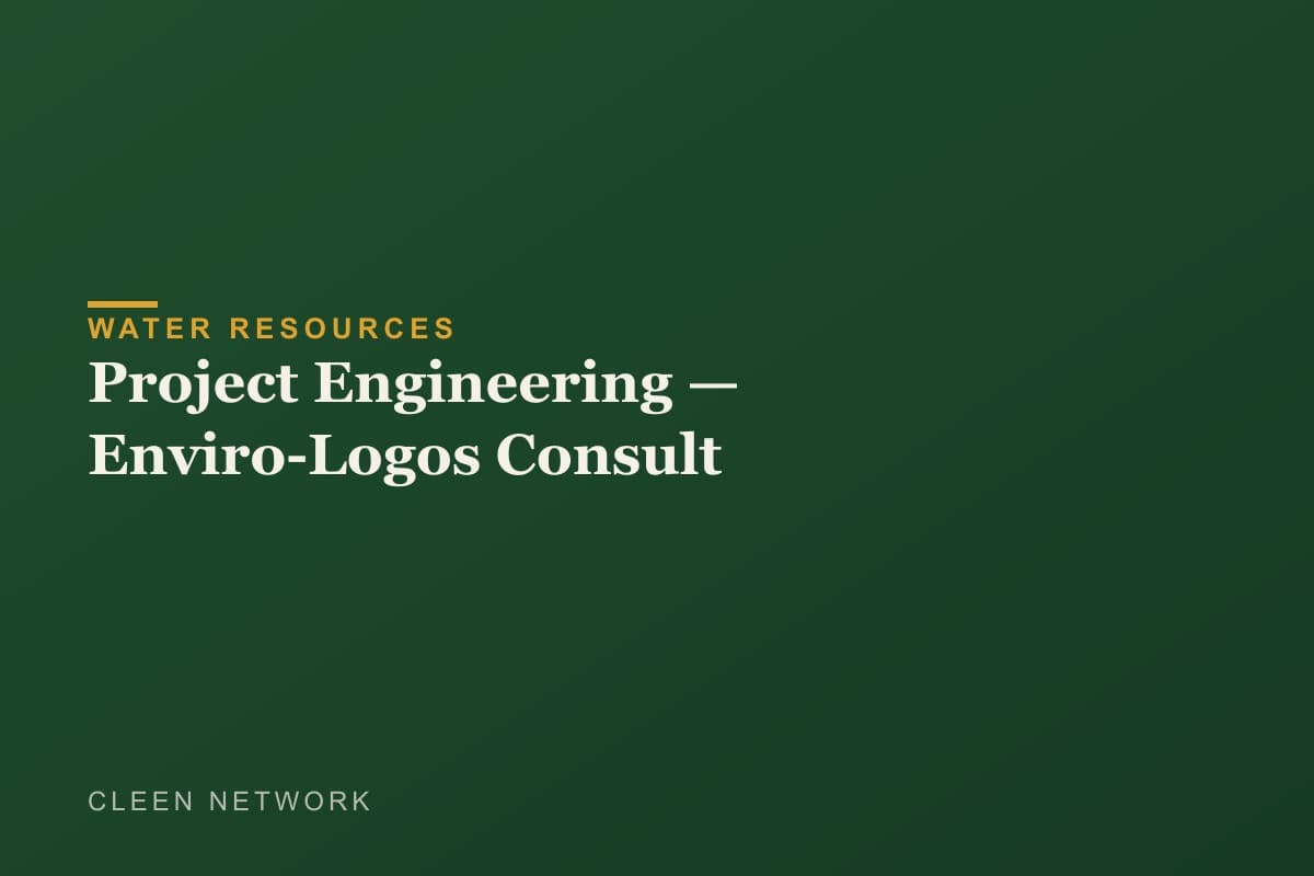 Project Engineering — Enviro-Logos Consult