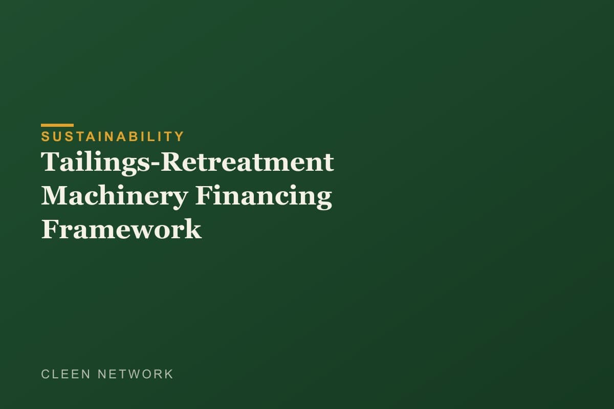 Tailings-Retreatment Machinery Financing Framework
